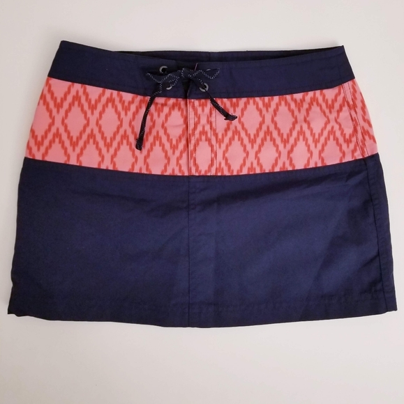 PATAGONIA Active Mini Skirt, Navy/Pink 0 - Picture 1 of 5